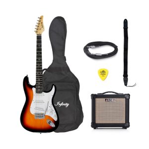 Infinity SB με Ενισχυτή-Θήκη-Ζώνη-Καλώδιο Πακέτο Ηλεκτρικής Κιθάρας